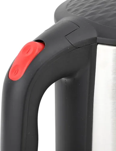 Miniatura 8 de Tetera eléctrica, hervidor eléctrico de acero inoxidable 304 de 2.5 L, caldera de agua de ebullición rápida con apagado automático, base giratoria