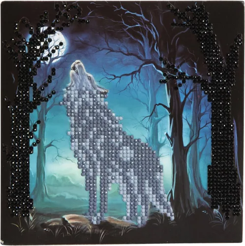 Miniatura 16 de CRYSTAL ART Kit de tarjetas de león en reposo 7.1 x 7.1 in