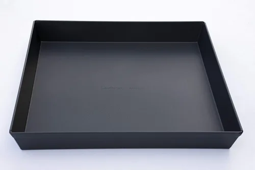 Miniatura 2 de LloydPans Sartén para pizza estilo siciliano de 10 x 10 x 1.5 pulgadas, pre-sazonada