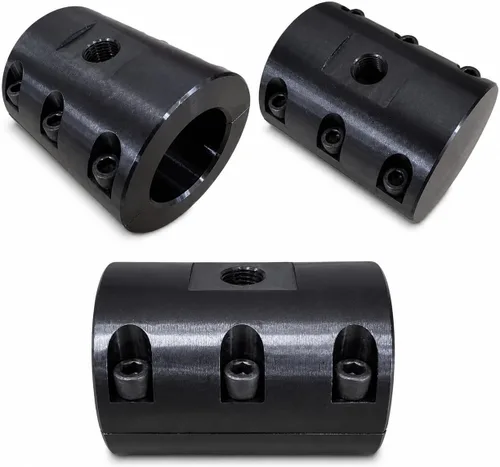 Baja Racing Abrazadera de tubo de dirección de 1.5 pulgadas – Acero Chromoly 4130, recubrimiento en polvo negro – Alta resistencia, ajuste de