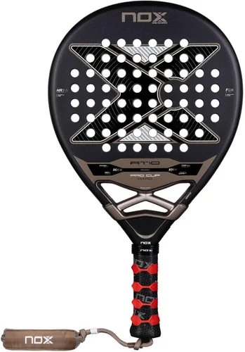 Miniatura 2 de NOX Padel Racket EA10 Ventus 12K Xtrem Carbon Fiber Face with MLD Black Eva Core EOS Tunnel Agility with Custom Grip & Dual Spin Surface.