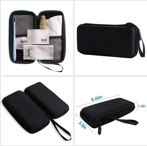 Miniatura 2 de Imelod Kit de limpieza de saxofón con estuche para flauta de clarinete alto tenor y otros estragos de viento y viento de madera, incluyendo paño