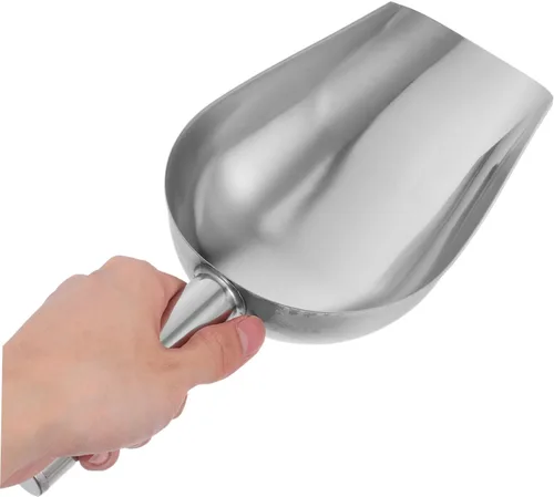 Miniatura 4 de Hemoton 1 pala multiusos de acero inoxidable versátil para granos y harina para frutos secos de arroz y frutas secas para fiestas, bodas y uso