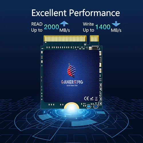 Miniatura 3 de GAMERKING Unidad interna de estado sólido M.2 2230 SSD NVMe PCIe 3.0 Gen 3X4 de 128 GB de alto rendimiento compatible con portátiles Steam Deck