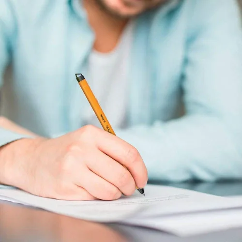 Miniatura 2 de AZOR Bolígrafos de punta fina de punta fina de 0.028 in – Bolígrafos surtidos (paquete de 10: 5 negros, 3 azules, 2 rojos)