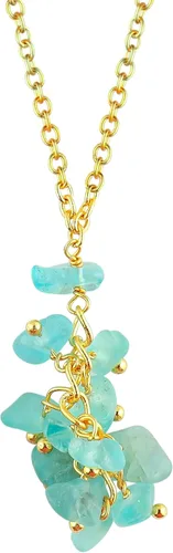 Miniatura 7 de TGH Collar con piedras preciosas naturales en Y, colgante de cristal curativo chapado en oro, cadena de latón de 16 + 2 pulgadas, joyería espiritual