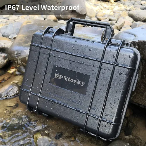 Miniatura 5 de FPVtosky Funda rígida Mini 4 Pro para DJI Mini 4 Pro/Mini 3 Pro, funda impermeable para Mavic Mini 4 Pro con controlador DJI RC/DJI RC 2, funda