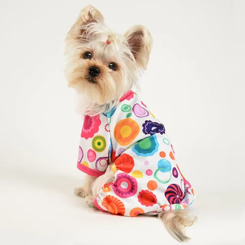 Miniatura 4 de Pijamas para Perros Pjs Ropa Suave y Elástica para Perros Pequeños Niña Niño Perros de Tamaño Mediano Primavera Verano Ropa para Cachorros Mamelucos