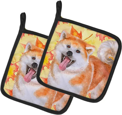 Miniatura 209 de Caroline's Treasures BB9655PTHD - Juego de soportes para ollas de cocina resistentes al calor, almohadillas calientes para horno, 7 1/2 x 7 1/2