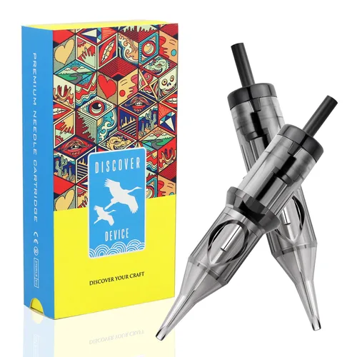 Miniatura 9 de Cartuchos de aguja de tatuaje DESCUBRE 20 cartuchos desechables de aguja de tatuaje con cartuchos de seguridad de membrana, paquete estándar Magnum