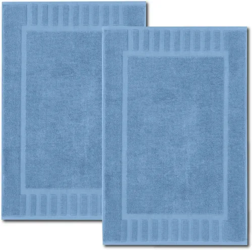 Miniatura 16 de White Classic Juego de toallas de baño de lujo, algodón absorbente para hotel, spa, ducha/bañera (no es una alfombra de baño), 22 x 34 pulgadas