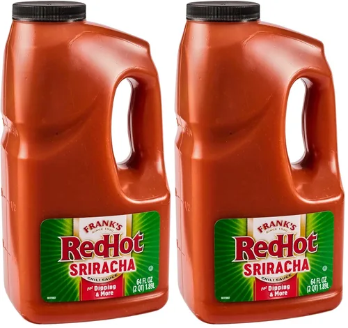 Miniatura 13 de Frank's RedHot Salsa de chile Sriracha, 0.5 galones - Una jarra de 0.5 galones de salsa picante de chile Sriracha, perfecta para alitas, pizza