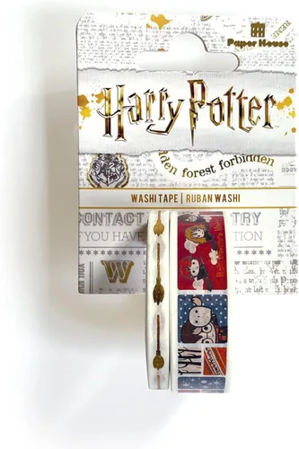 Miniatura 6 de Paper House Productions Harry Potter - Juego de 2 rollos de cinta Washi para álbumes de recortes y manualidades, personajes Chibi Personajes de Chibi