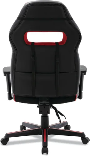 Miniatura 6 de Alera BT-51593RED Silla ergonómica para juegos de 15.91 pulgadas a 19.8 pulgadas de altura del asiento, estilo carreras, color negro/rojo