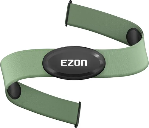 C009Pro Heart Rate Monitor Chest Strap with BLE 5.1& ANT+,HR Monitor Chest Sensor,Up to 400H Battery Life,Sitable for Running Cycling Gym,Compatible