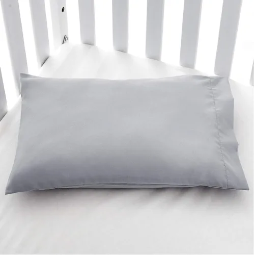 Miniatura 2 de EXQ Home - Fundas para almohada de niños pequeños 13x18, juego de 2 fundas de almohada de viaje, funda pequeña para almohada de bebé de 12x16, Gris