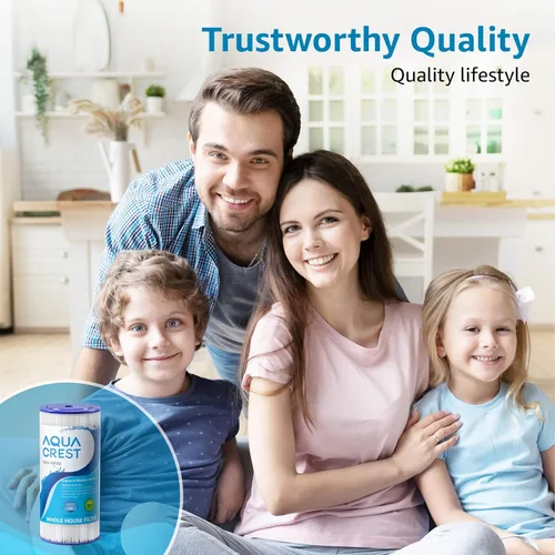 Miniatura 9 de AQUA CREST FXHSC - Filtro de agua para toda la casa, repuesto para GE® FXHSC, GXWH40L, GXWH35F, American Plumber W50PEHD, W10-PR, Culligan®