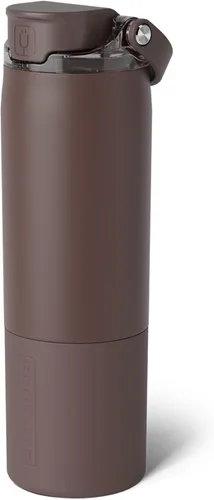 Miniatura 28 de BrüMate Rise - Botella de agua de 18 onzas con popote de silicona cubierto Botella de agua para niños aislada 100% a prueba de fugas Base apta