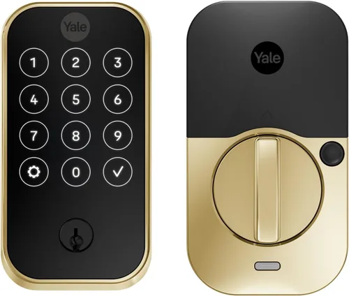 Miniatura 30 de Yale Assure Lock 2 con Wi-Fi – Cerradura inteligente de níquel satinado para puerta delantera con teclado, control de aplicaciones, llave