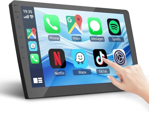 Miniatura 11 de Haudio Estéreo de coche de doble DIN, pantalla táctil HD de 7 pulgadas con Apple Carplay inalámbrico y Android Auto, Mirror Link, Bluetooth 5.4