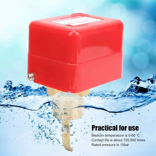 Miniatura 3 de YWBL-WH HFS-25 1 pulgada tipo paleta de rosca interruptor de control de paleta de agua líquida SPT AC220V 15A con paletas, interruptor