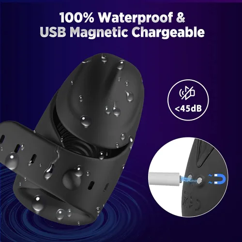 Miniatura 7 de Masturbador vibrador masculino ajustable, juguetes sexuales para hombres y adultos, 3 en 1, manos libres, juguete sexual para hombres, estimulador