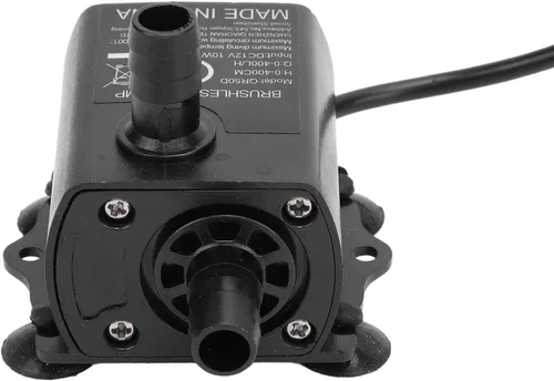 Miniatura 5 de Zerodis Bomba sumergible de policarbonato negro sin escobillas para acuario, fuente, sistemas de refrigeración por agua y circulación