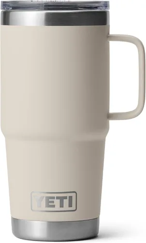 Miniatura 22 de YETI - Vaso de viaje Rambler de 20 onzas, de acero inoxidable, aislada al vacío con tapa fuerte Stronghold Blanco