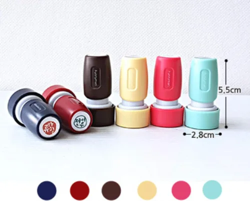 Miniatura 3 de Personalized Self-Inking Korean Name Stamp Dojang 도장