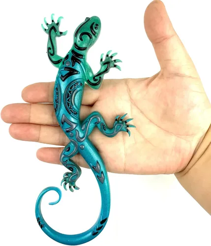 Miniatura 6 de Moldes de silicona de resina para colgar en la pared, adorno decorativo de arte animal, molde de fundición Gecko para resina epoxi, moldes de resina