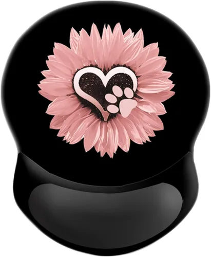 Miniatura 42 de Alfombrilla de mouse ergonómica con soporte para muñeca, cómoda alfombrilla de mouse para computadora con base de poliuretano antideslizante