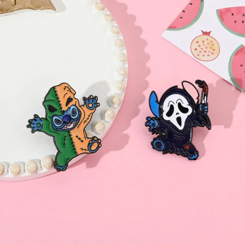 Miniatura 6 de Ohana - Alfileres esmaltados de puntada de anime Ohana Means Family Stitch Pines de solapa para mujeres, hombres, niñas, niños, broche, mochila