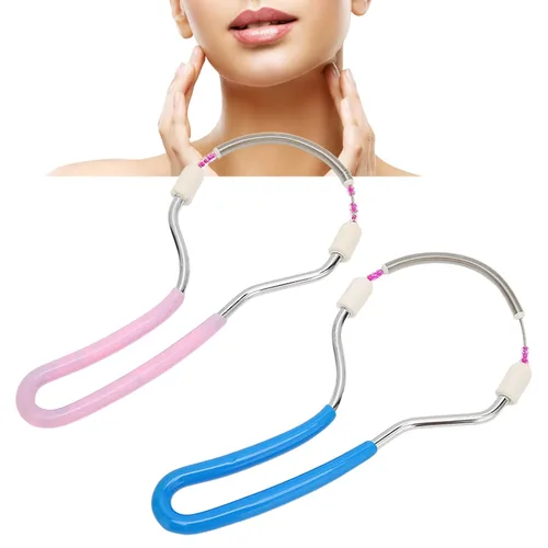 Miniatura 6 de Depilador manual para mujer, 2 piezas, depiladora portátil, herramienta de depilación para labios superiores, barbillas, negocios al por mayor
