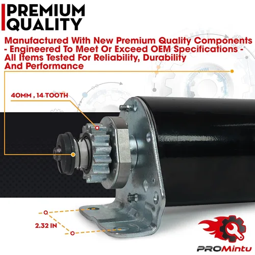 Miniatura 4 de Motor de arranque de 14 dientes reemplaza para Briggs Stratton intek I/C OHV 17 17.5 18 18.5 19 19.5 20 HP motor 31P677 31P707 31P777 31P877 40H777
