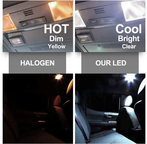 Miniatura 2 de 12 piezas de kit de bombillas LED interior para Hon'da Accord 1998 1999 2000 2001 2002, luces de mapa, cúpula, puerta, maletero, matrícula