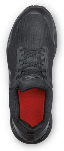 Miniatura 5 de Skechers Zapato de trabajo Jake, para hombre, estilo atlético deslizante, antideslizante, con puntera suave