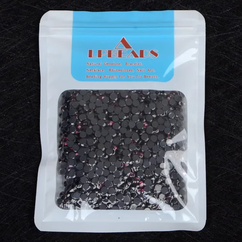 Miniatura 5 de LPBeads 10000 unidades de diamantes termoadhesivos SS6 amatista con parte trasera plana, gemas de diamantes de imitación de cristal redondas