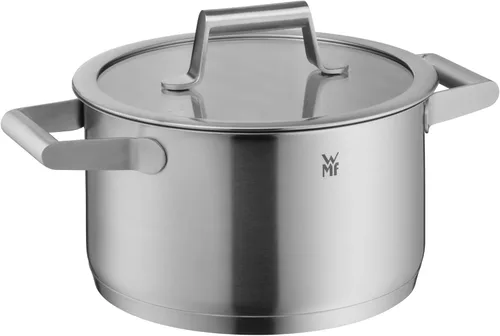 Miniatura 6 de WMF Comfort Line Advantage - Juego de cacerolas de inducción de 5 piezas con tapa de vidrio, acero inoxidable mate Cromargan, escala, apilable, sin