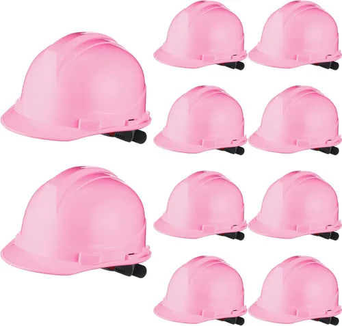 Miniatura 11 de Leumoi 10 piezas de casco de suspensión, casco duro de construcción para seguridad, estilo gorra de trinquete con correas de corona autoajustables