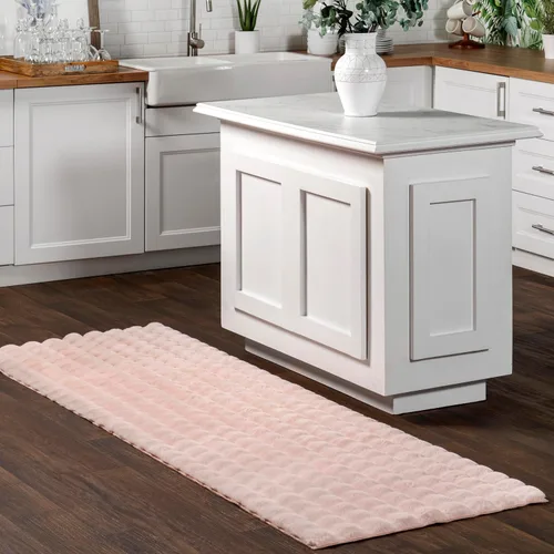 Miniatura 11 de nuLOOM SuperiorWash Collection Kai Blanco Hueso, 5 x 8 pies, esponjosa y acogedora, de alto tráfico, resistente a las manchas, fácil de limpiar, Kai