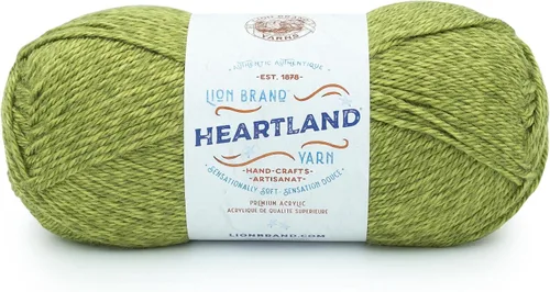 Miniatura 76 de Lion Brand Yarn Heartland Yarn - Hilo multicolor para tejer, tejer y tejer, paquete de 3, color congaree
