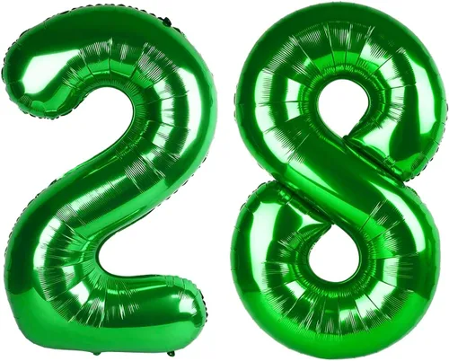 Miniatura 223 de Globo de cumpleaños número 4 dorado de 40 pulgadas, globos gigantes del número cuatro 14 24 34 40 44 2024, globos grandes de lámina de mylar para Oro
