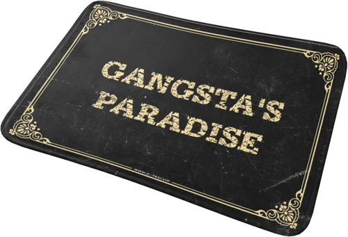 Miniatura 2 de Gangsta'S Paradise - Felpudo para puerta de entrada, alfombra de bienvenida para puerta delantera interior (tamaño : 19.7 x 31.5 in)