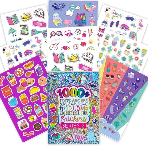 Miniatura 15 de Fashion Angels Más de 1,000 cuadernos de calcomanías Bloom, incluye divertidas y coloridas calcomanías de flores para manualidades, ideal