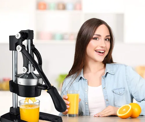Miniatura 5 de Gourmia GMJ9970 Exprimidor de cítricos grande – Prensa de grado comercial para naranja, pomelo y limón – Extrae el máximo jugo – Base y mango