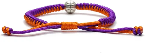 Miniatura 20 de MANYC Basketball Bracelets Adjustable for Boys, Girls, and Adults Handmade Gifts for Basketball Players