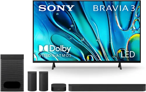Miniatura 16 de Sony - Televisor BRAVIA de 43 Pulgadas 4K Ultra HD con 3 LED, Smart TV (K-43S30) Modelo 2024 + Barra de Sonido BRAVIA Theater Bar 6 de 3.1.2 canales