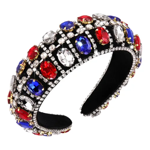 Miniatura 17 de Diadema con cuentas de poni, diadema de Raninbow, cinco de mayo, cinco de mayo, disfraz de fiesta, accesorio para el cabello, con cuentas de arco