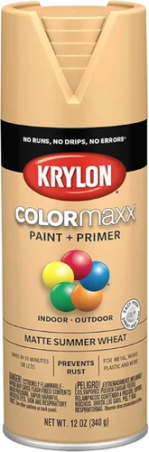 Miniatura 52 de Krylon K05599007 COLORmaxx Pintura en aerosol y base para uso en interiores y exteriores, color gris brillante para maquinaria, 12 onzas