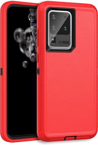 Miniatura 9 de MXX Funda resistente para Samsung Galaxy S20 Ultra (sin protector de pantalla) contra caídas Funda resistente para Galaxy S20 Ultra 5G (negro)